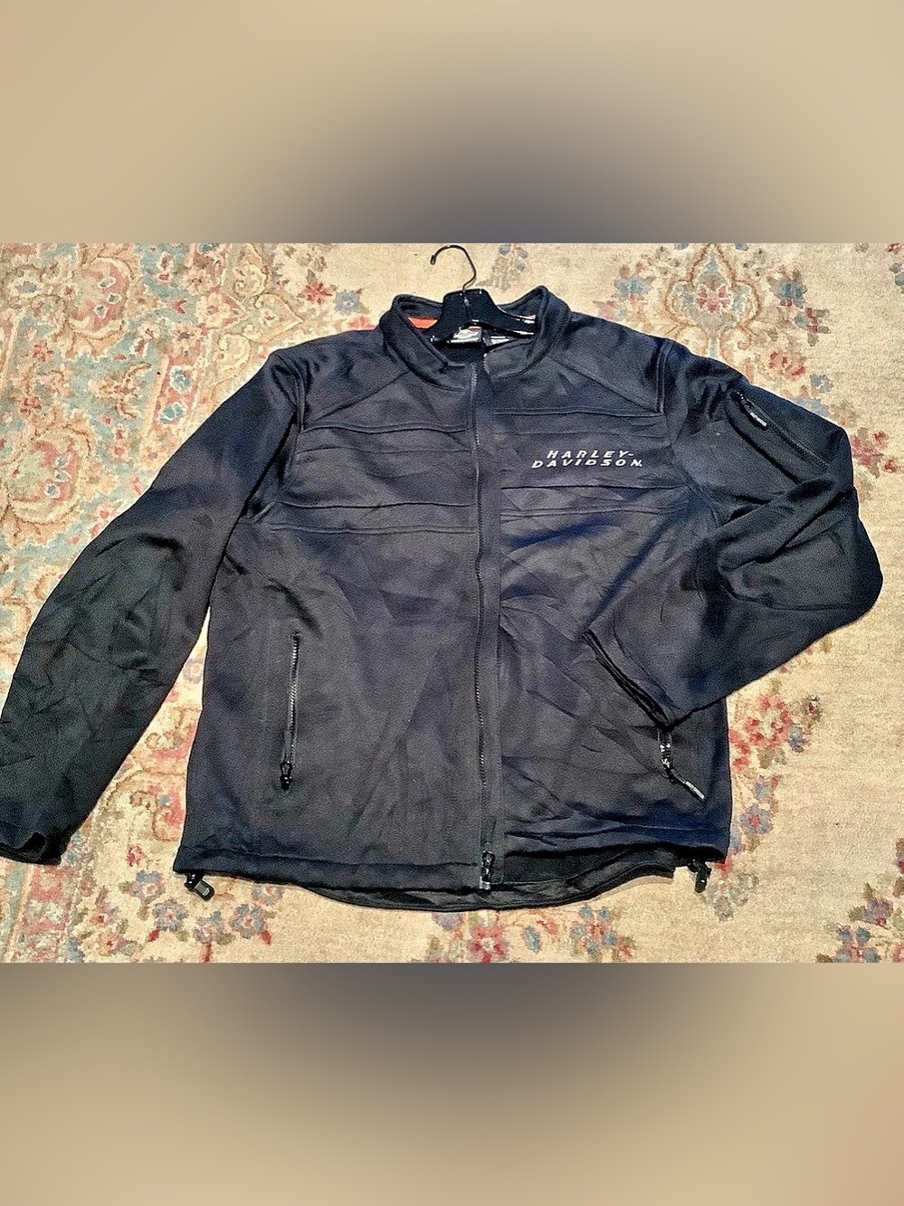 Harley-Davidson Black Precision Motorcycle Soft-shell Jacket - Men’s size large